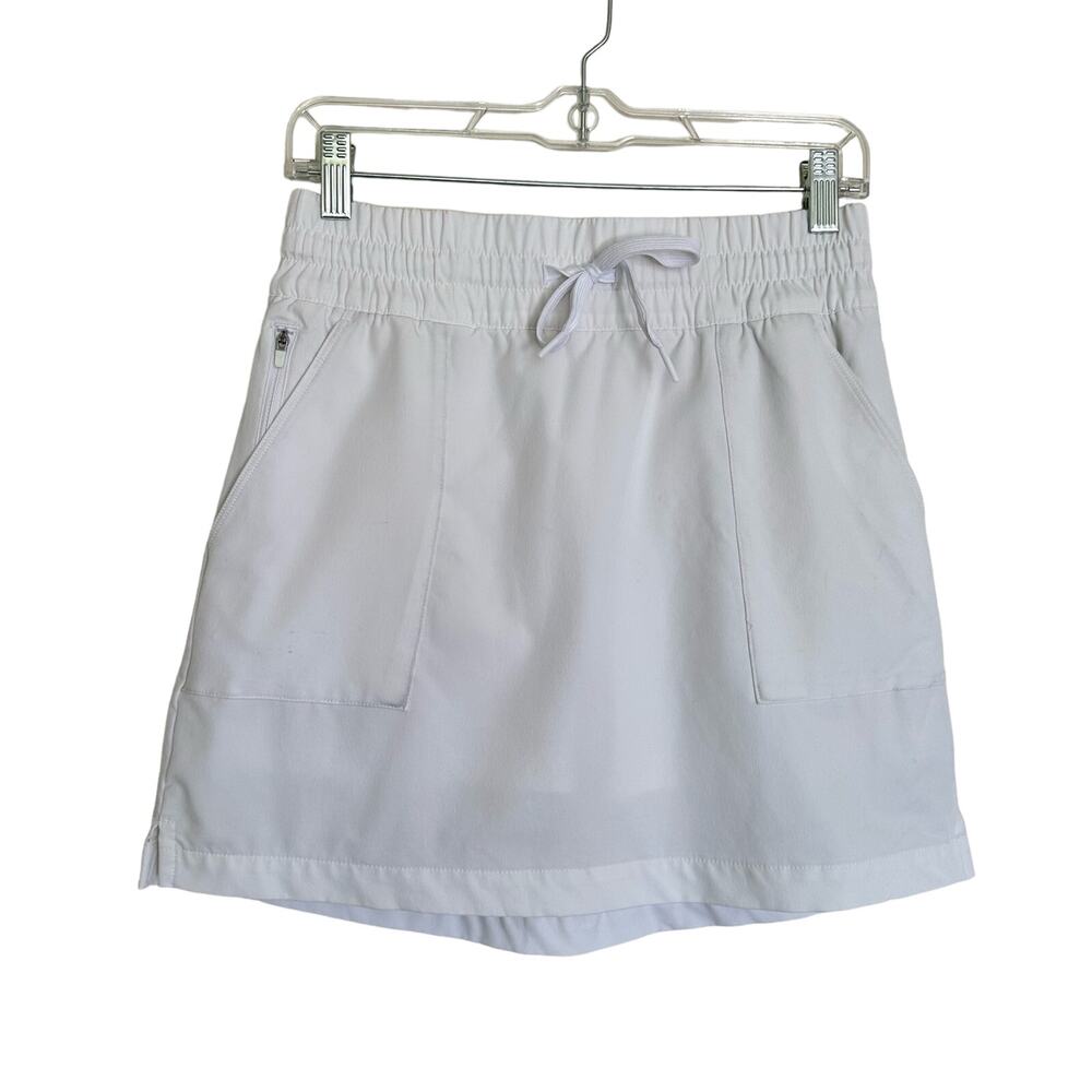Adidas White Golf Skirt Built-in Shorts Size Small